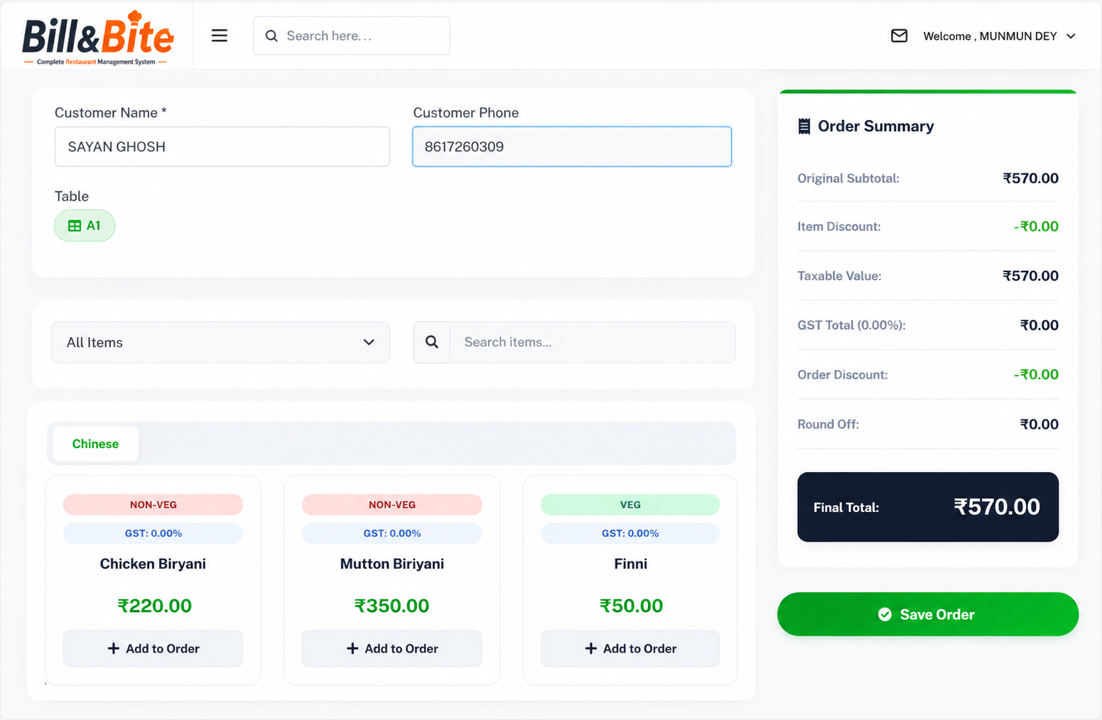 Billing POS